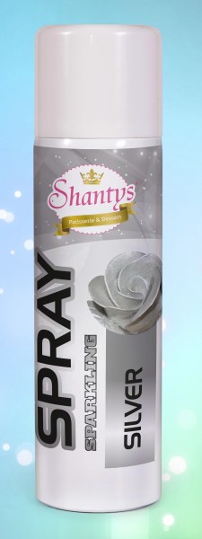 Farbspray Glitzer SILBER - 75 ml - (Shantys)