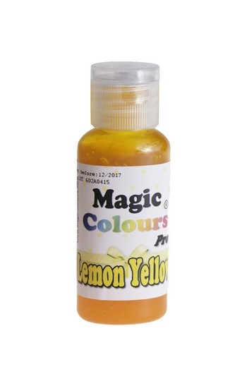 Magic Colours, Gelfarbe - Lemon Yellow, Gelb 32 g